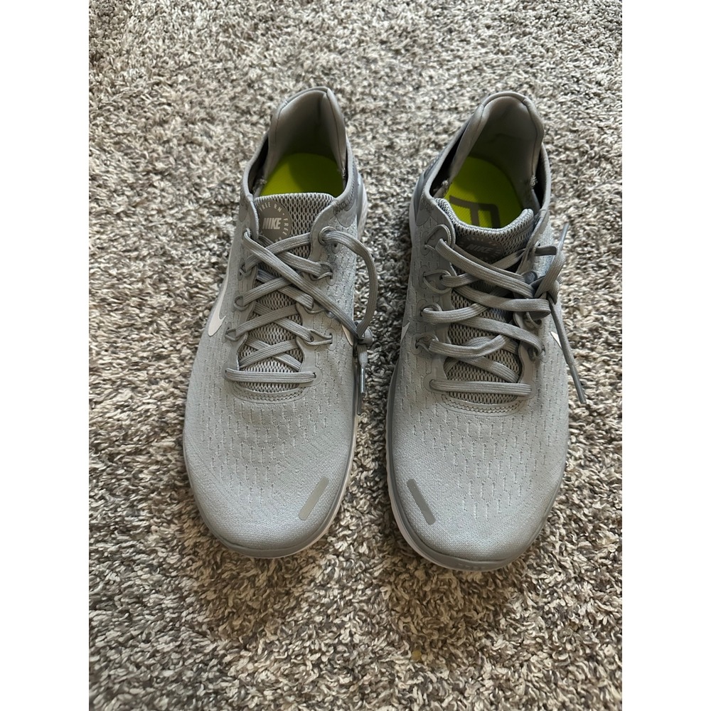 Nike Free RN 2018 Wolf Grey White Running Shoes Mens Low Top Sneakers
